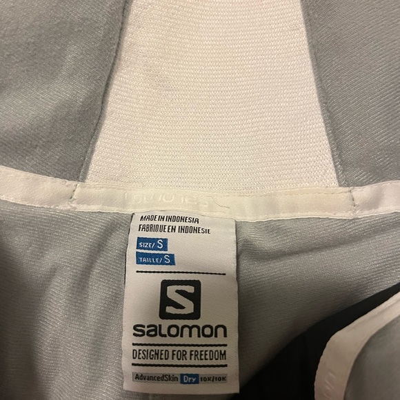 Used once - Salomon White Ski Pants - AdvancedSkin Dry - Picture 4 of 5